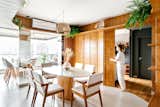 Compact apartment with open-plan spaces and strategic use of custom-made carpentry.