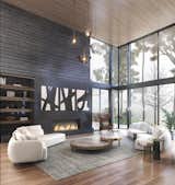 Living Room  Photo 4 of 4 in Windcliff Modern Mountain Residence by Taylor Cavazos