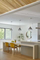 A blend of natural light and contemporary design provides form and function.