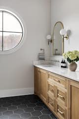 Bath Room, Ceramic Tile Floor, and Undermount Sink  Photo 17 of 20 in Clem Hill by Megan Glenn Architecture
