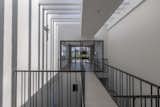 Going to the multifunction room by the bridge of vertical patern