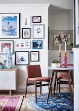Dining Room  Photo 3 of 13 in This 680 Square-Foot Condo is Bursting with Culture and Color by Kathryn Fowler