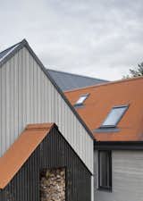 The Gellan-Rusty Cor-ten corrugated roof