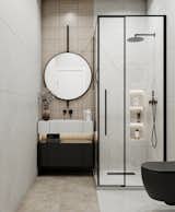 This modern-style townhouse meets the client’s main objective as a unique blend of modern and natural design elements.