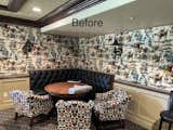 Before photo:  original banquette