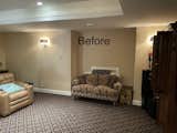 Before photo - original movie room 