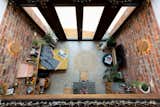 Above the living room