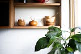 Kitchen, Concrete Counter, Ceramic Tile Backsplashe, Wood Cabinet, and Ceiling Lighting  Photo 16 of 22 in Valleys Hearth by Marcus Englmayr