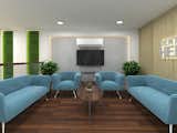 Hallway Designing and executing decoration for the 2nd branch of Dent Hekim Center for dental treatment and care in  Photo 2 of 3 in Hekim Dent Center for Dental Treatment and Care in Ispartakule by mimariexprr