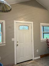 Before: Shiplap covered the interior walls.