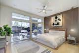 Bedroom, Recessed Lighting, Bed, Pendant Lighting, Night Stands, and Bamboo Floor  Photo 7 of 12 in Stoneridge Modern Remodel by Ted DeFazio
