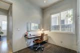 Bedroom, Recessed Lighting, Lamps, and Porcelain Tile Floor  Photo 9 of 12 in Stoneridge Modern Remodel by Ted DeFazio