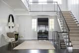 Staircase, Metal Railing, and Metal Tread Maybaum Watermill Residence by Vanessa Rome Interiors   Photo 12 of 37 in Maybaum Watermill Residence by Vanessa Rome Interiors by Veronica H. Speck