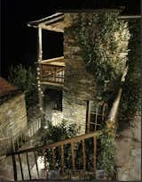 Schist home with hand crafted railing