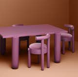 mt. curve table with chairs