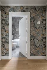 Hallway and Light Hardwood Floor Nook through to bathroom  Photo 5 of 13 in Villa Sandringham by KKID