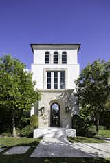 Exterior of historic Miami Beach home.