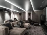 Living Room and Recessed Lighting Lighting design for private interior (home theater)  Photo 4 of 12 in Country house in Novye Veshki by QPRO