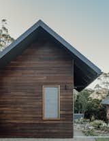 Traditional Australian gable roof form with bushfire resistant hardwood exterior