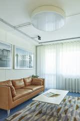Living Room, Ceiling Lighting, Coffee Tables, and Sofa  Photo 10 of 17 in Apartment in large panel system building by Mária Maninová
