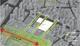 Planning requirement of landscape view axis