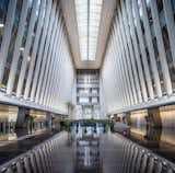 Lobby   Photo 8 of 16 in Shanghai Pudong Development Bank New Office stands aside Huangpu River by Aedas