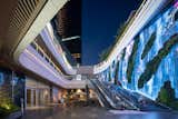 Digital installation of sunken plaza  Photo 12 of 14 in The Aedas-designed Urban Mecca in Shenzhen by Aedas