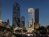 Façade edges with lighting effect 