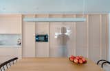 Dining Room, Chair, Recessed Lighting, Table, Bench, Pendant Lighting, and Terrazzo Floor Built-In refrigerators  Photo 12 of 36 in The Veil House by Paperfarm Inc