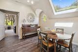 Quaint breakfast nook flooded with natural light