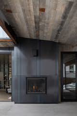 Double sided fireplace
