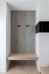 Robe hooks and laundry chute