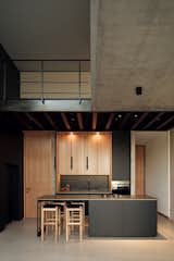 Double-height spaces in the duplex.