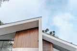 Oblique angles shaping the roof  Photo 5 of 17 in Trapezium House by Studio Kunz