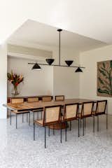 Dining Room, Table, Chair, Pendant Lighting, and Terrazzo Floor  Photo 20 of 26 in Casa Brasil by Play Arquitetura