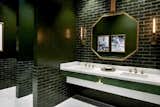 Bath Room, Quartzite Counter, and Porcelain Tile Floor  Photo 6 of 19 in The Hue Midtown by Deidre Krause