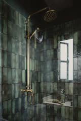 Bath Room, Enclosed Shower, and Mosaic Tile Wall Bathroom  Photo 14 of 26 in CASA ESTUDIO by Joel A Martínez V