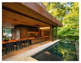 Exterior, Stone Siding Material, Concrete Siding Material, Green Roof Material, House Building Type, Metal Siding Material, and Flat RoofLine Pool/Kitchen/Dining  Photo 5 of 18 in Casa Campo by paul field