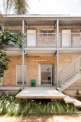 Staircase, Metal Railing, and Metal Tread  Photo 2 of 58 in Casa Líquida (Liquid House) by Luiz Pataro