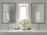 Bath Room, Marble Floor, Marble Wall, Engineered Quartz Counter, and Undermount Sink Primary bath vanity  Photo 19 of 23 in Spanish Kensington by Vivo Design Studios