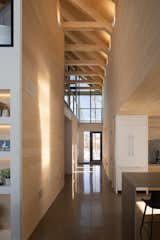 Hallway, Light Hardwood Floor, and Concrete Floor  Photo 8 of 16 in Le refuge de la plage by SGD A