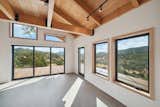 Interior open beam construction, Bamboo flooring