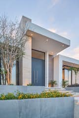 Imposing 5 meter height main door. 