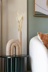 Detail of a side table with ICA PU finish