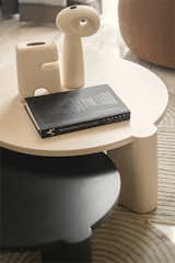 The center table customised in colour with the ICA PU finish
