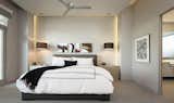 Bedroom, Ceiling Lighting, Night Stands, Carpet Floor, Recessed Lighting, Bed, and Pendant Lighting  Photo 7 of 11 in Ridgewood House by J Christopher Architecture