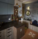 Merging of kitchen and passage spaces