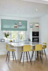 Kitchen.
Kitchen by Gatto, lamps Cirque by Louis Poulsen, roman curtain by Kravet. Appliances by Miele and KitchenAid.