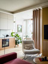 The lamp above the dining table by Linea Light.