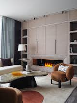 Armchairs by Philippe Hurel.
Sofa and floor lamp by Bellavista.